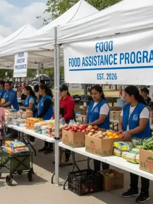 People receiving food from emergency food assistance program 2026