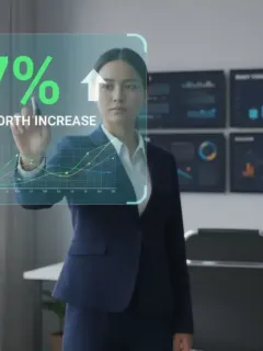 Financial planner analyzing data for 2026 net worth growth strategies.