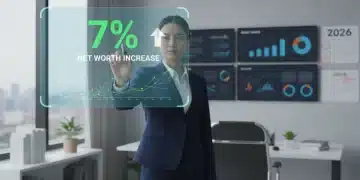 Financial planner analyzing data for 2026 net worth growth strategies.