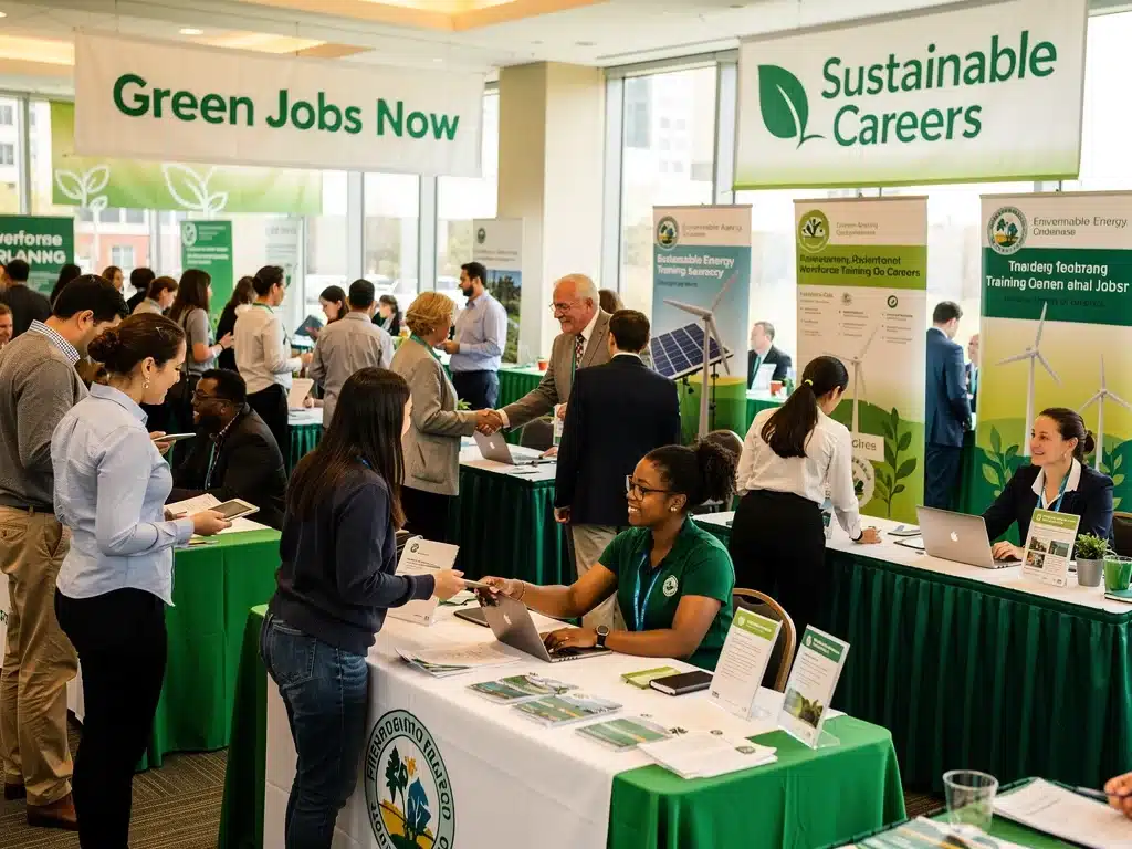 Community job fair for green employment opportunities